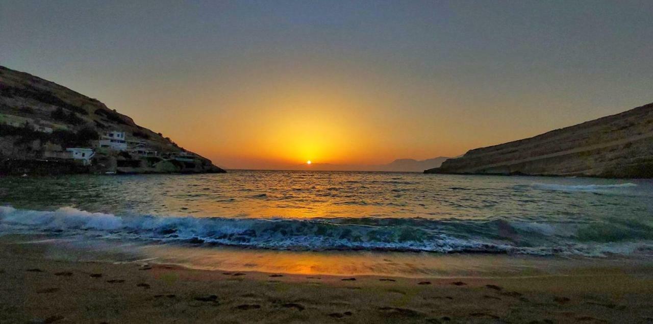 Beach View Matala Экстерьер фото