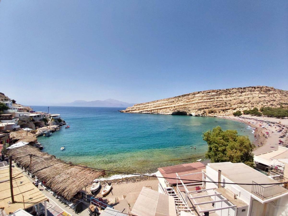 Beach View Matala Экстерьер фото