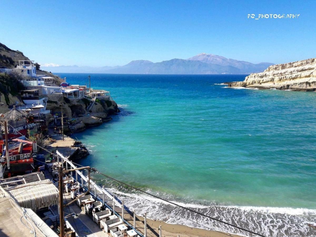 Beach View Matala Экстерьер фото